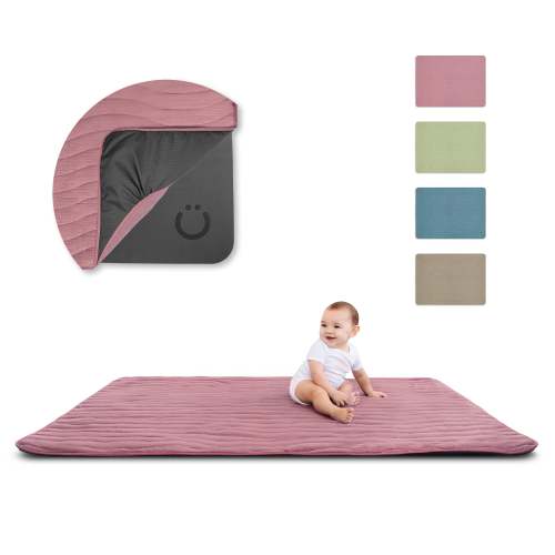 padded floor mat & washable muslin cover