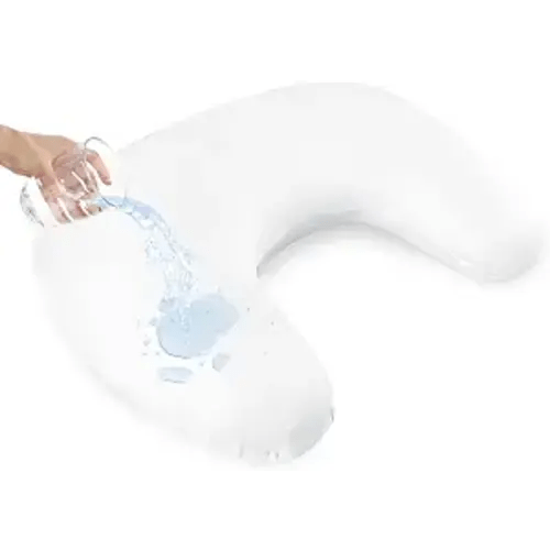 Hooyax Waterproof Nursing Pillow Cover, Stretchy Nursing Covers for New-Designed Breastfeeding Pillows, Adorable Infant Feeding Pillow Slipcover for Baby Boy and Girls (White)