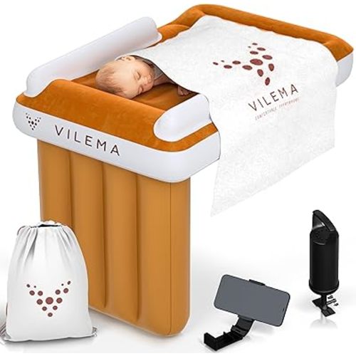 Toddler Airplane Bed - Kids Plane Bed, Baby Seat Extender for Kids with Blanket and Phone Holder (Premium)