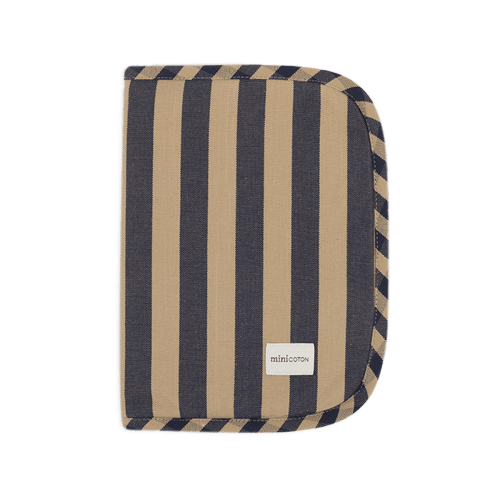 Zippy Navy + Caramel Document Holder