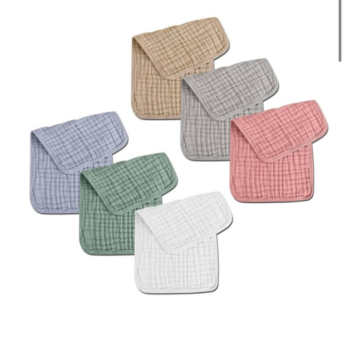 FZSECRIU 6er-Pack Baby Baumwoll-Spucktücher, Mullwindeln, Stoffwindeln, Kinderdecken, Badetücher, Neugeborenenartikel, Geschenk Schnullertuch : Amazon.de: Baby