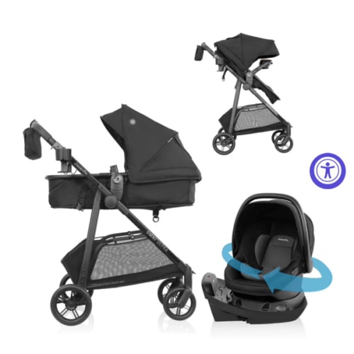 Evenflo Evenflo Omni Ultra Travel System with Revolve180 LiteMax NXT Rotating Preemie and Infant Car Seat - Evenflo® Official Site – Evenflo® Company, Inc