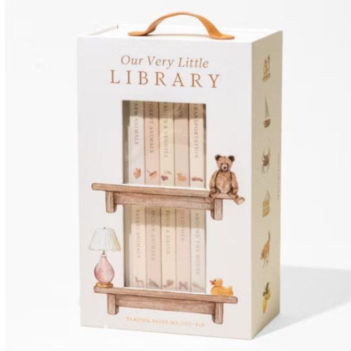 Our Very Little Library Board Book Set: A Foundational Language Vocabulary Board Book Set for Babies (Tabitha Paige Children's Book Series)