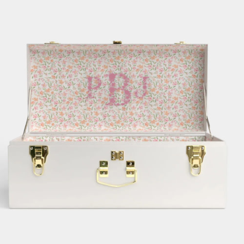 Petite Classic Trunk - White - Spring in St. Louis / Embroidery