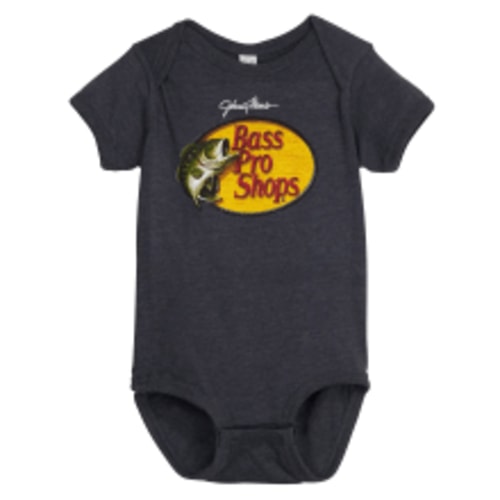 Bass Pro Shops Woodcut Logo Short-Sleeve Bodysuit for Babies