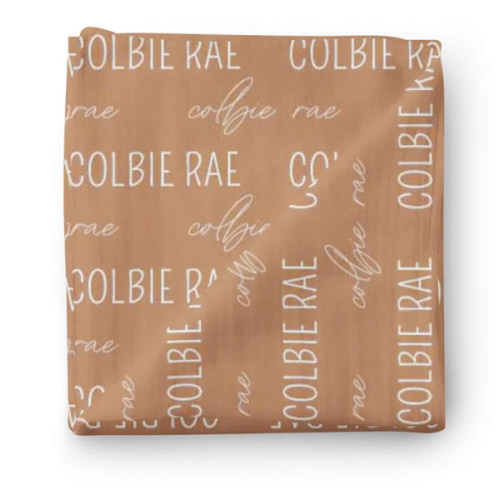 Personalized Baby Name Swaddle Blanket