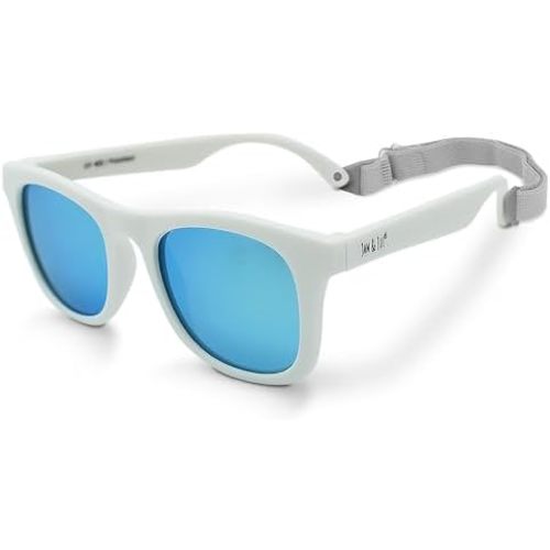 JAN & JUL Baby Toddler Kids’ Flexible UV-400 Polarized Sun-glasses with Strap for Girls Boys