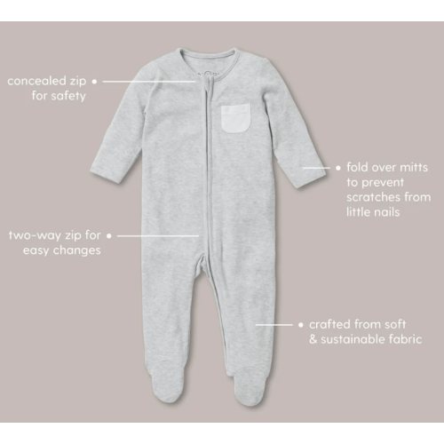 Clever Zip Baby Pajamas | Newborn Zipper Sleepers | MORI US