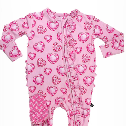 Jade Ruffle Footie | Denny's