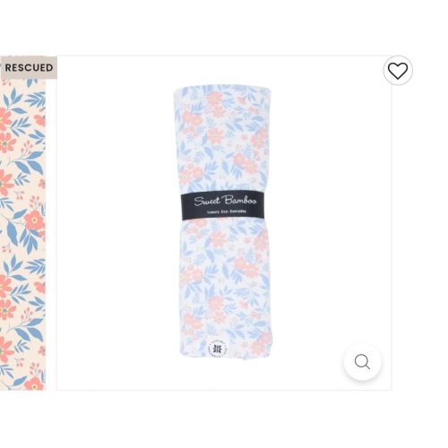 Swaddle - Vintage Flower Pink – Manymoons