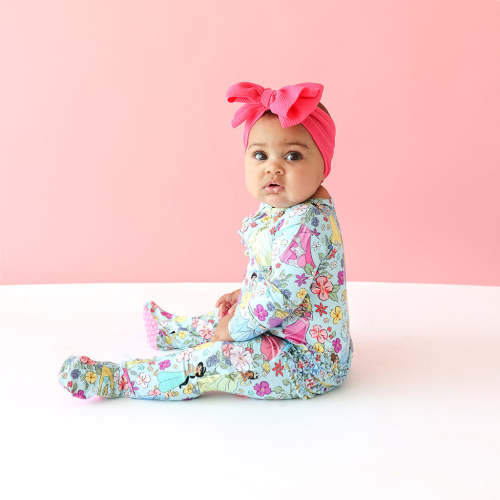 Disney Princesses Footie Ruffled Zippered One Piece