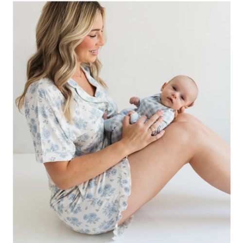 Blue Rose Garden Women's Short Set – In My Jammers