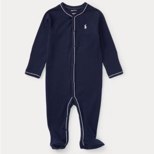 Cotton Jersey Footed Coverall | One-Pieces Baby | Ralph Lauren