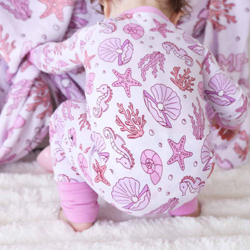Tiny Tides Convertible Zip Romper | Pink