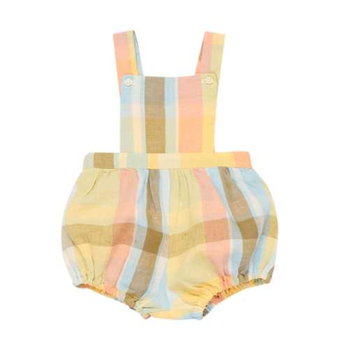 Roberta Baby Romper - Check – Manymoons
