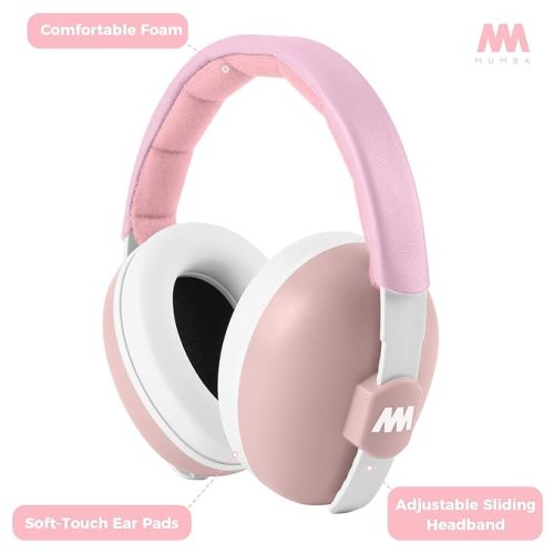 Mumba Baby Ear Protection Noise Cancelling HeadPhones for Babies and Toddlers Baby Earmuffs - Ages 3-24 Months