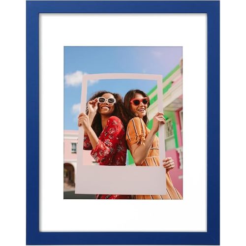 Vittanly 11x14 Picture Frame, Blue,