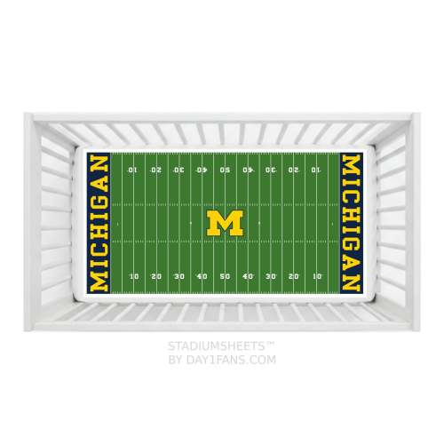 Michigan Wolverines StadiumSheets™ Crib Sheets