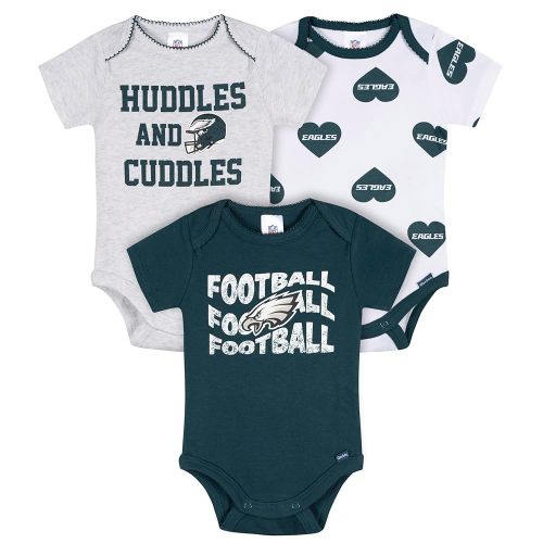 Gerber NFL Baby Girls Nfl 3-pack Onesie Bodysuit
