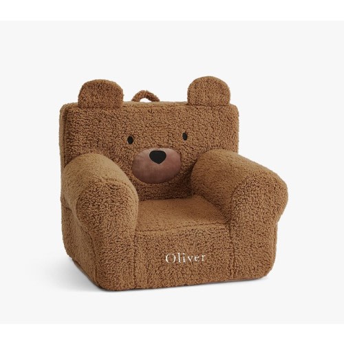 Kids Anywhere Chair®, Caramel Sherpa Bear