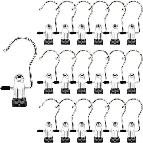 100 Pack Closet Hanger Organizer Clamps