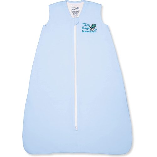 Baby Merlin's Magic Dream Sack - Double Layer Wearable Blanket - Cotton - Blue - 6-12 Months