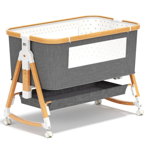 Isabelle & Max™ Amaran Rocking Bassinet with Bedding with Mattress and Stand & Reviews | Wayfair