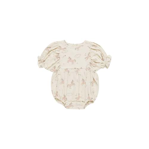 Quincy Mae Cosette Romper - Unicorns