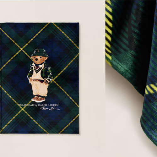 Highmoore Polo Bear Throw Blanket