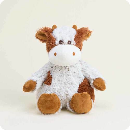 Pumpkin Spice Cow Stuffed Animal Warmies | Weighted Cow Plus