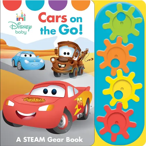 Disney Baby - Cars on the Go! - A STEM Gear Sound Book - PI Kids (Play-A-Sound)