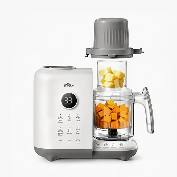 Bear OneStep Baby Food Processor Steamer – BEARFORBABY