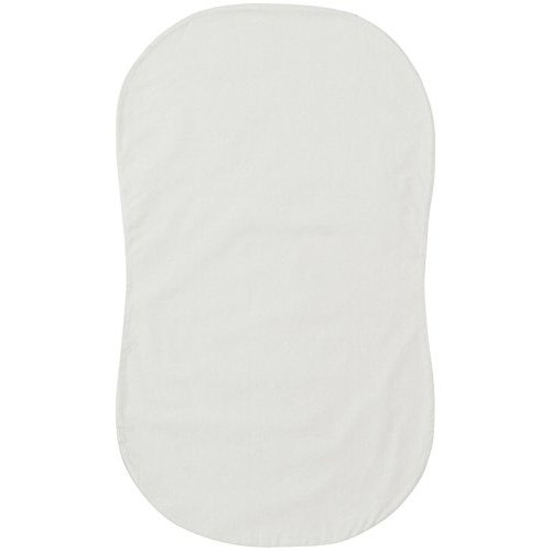 Halo Bassinest Fitted Sheet, 100% Cotton, Super Soft Bassinet Sheet for Baby Boys, Girls and Unisex, Breathable and Lightweight Mattress Pad Cover, Grey