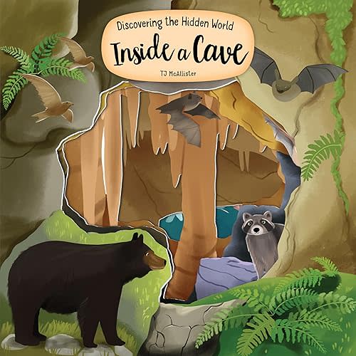 Discovering the Hidden World Inside a Cave (Happy Fox Books) Board Book Teaches Kids Ages 3-6 about Caves, with Unique Cut-Out Shapes, Educational Facts, and Vocabulary Words (Peek Inside) Board book – February 24, 2026