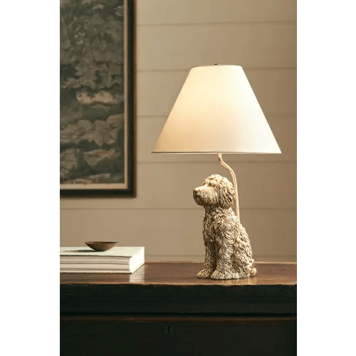 Goldendoodle Dog Table Lamp