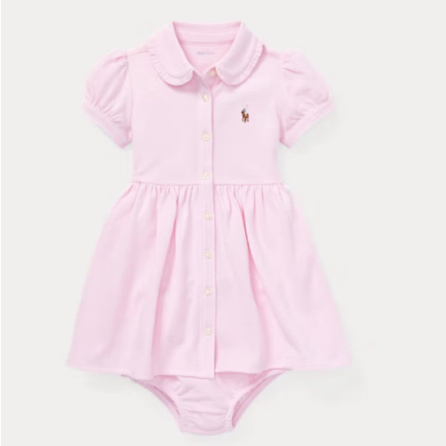 Knit Mesh Oxford Dress & Bloomer | Ralph Lauren