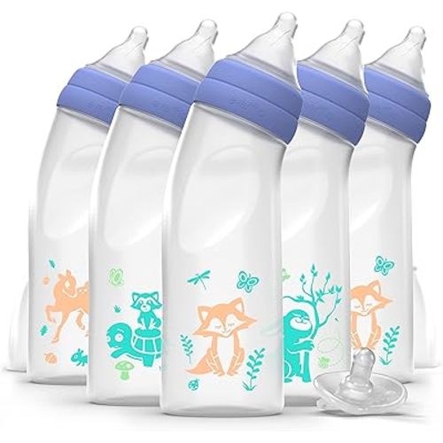 Balance + Angled Standard Neck Bottle 9oz 6pk with Balance + Pacifier Sample