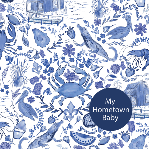 Southern Blues Double Sided Bamboo Blanket – MY HOMETOWN BABY