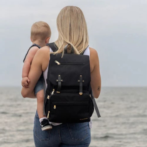 Black LuxeLittleOne™ Luxury Baby Bag