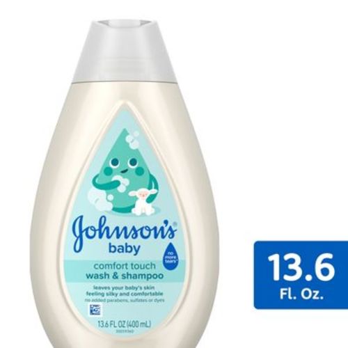 Johnson's Comfort Touch Wash & Shampoo - 13.6 fl oz