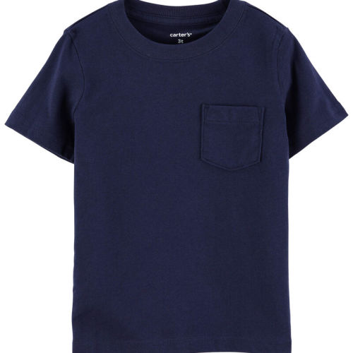 Navy Baby Pocket Jersey Tee | carters.com