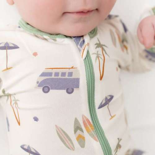 Surfboards Zippered Footie Surfboards - Bamboo Little | Maisonette