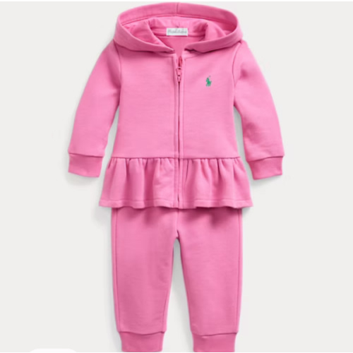 French Terry Full-Zip Hoodie & Pant Set