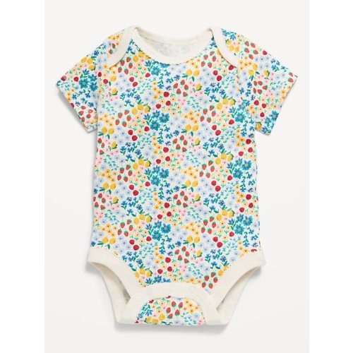 Printed Short-Sleeve Bodysuit for Baby