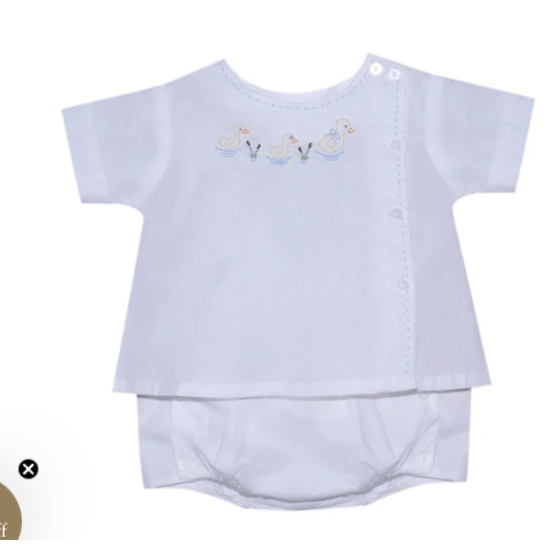 Diaper Set Riley Ducks Blue (Infant)