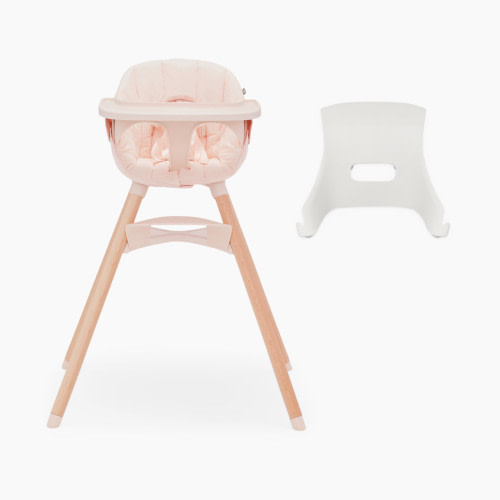 Lalo Infant to Toddler High Chair Bundle - Grapefruit, High Chair + Infant Insert