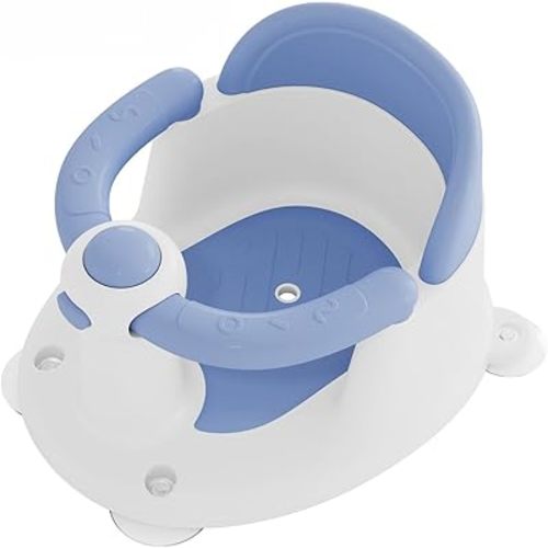 Baby Bath Seat for Babies 6 Months & Up, Bath Seats for Babies Sitting Up, Open Design Bathtub Seat for Baby, Non-Slip