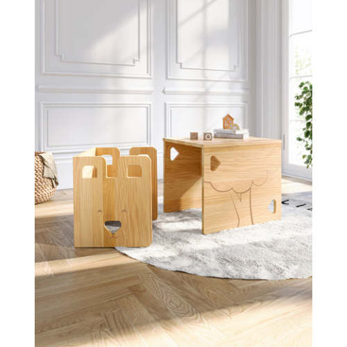 Bear Cub Montessori Table & Chair Set