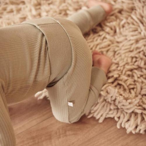 Ribbed Comfy Joggers, Navy - MORI | Maisonette