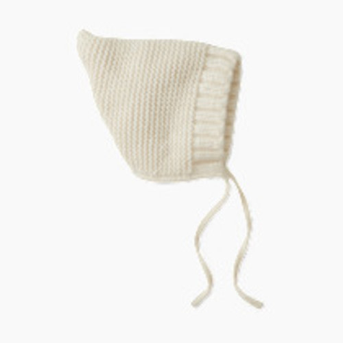 Hanna Andersson Baby Alpaca Sweater Hat - Ecru, 0-3 M
